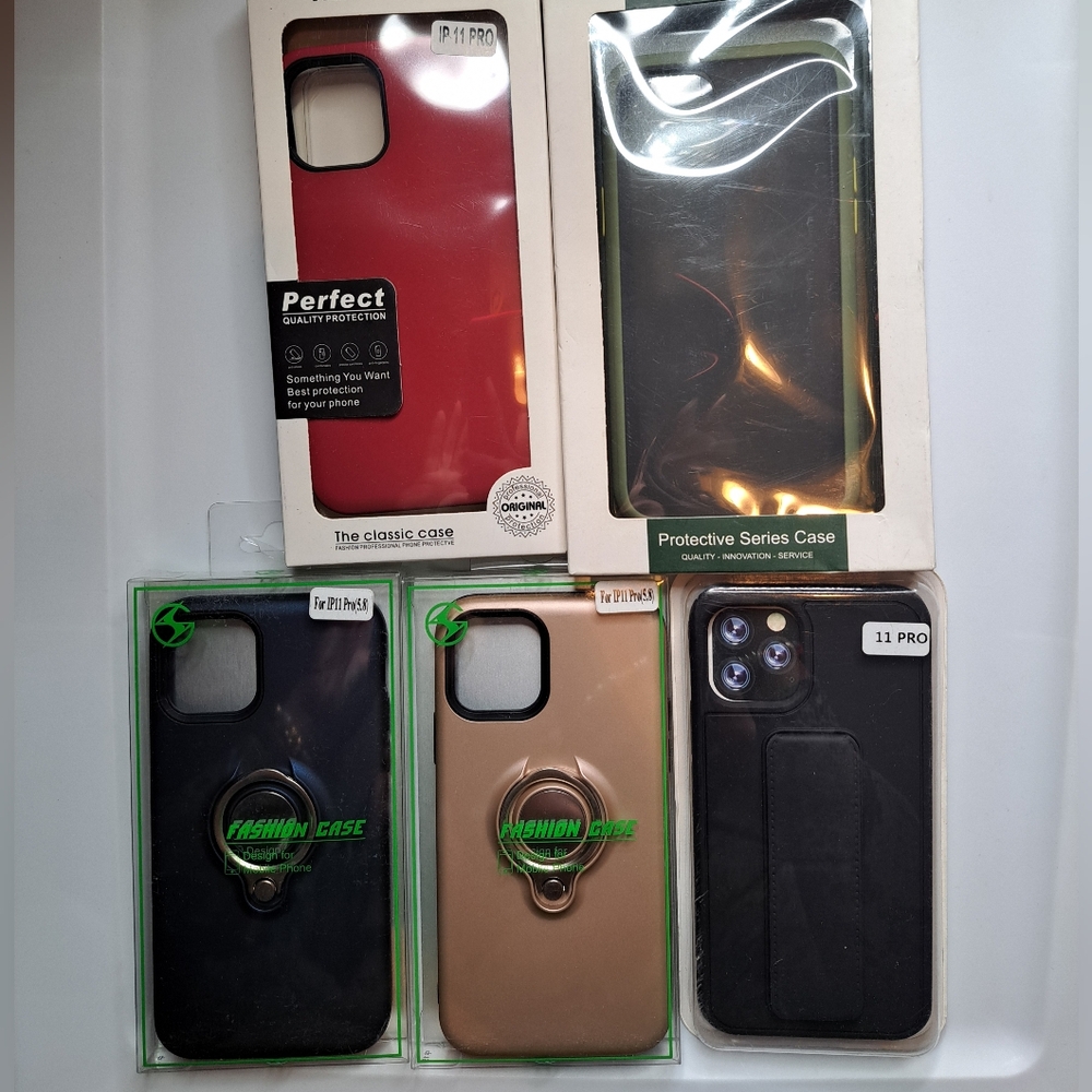 Iphone 11 PRO 5.8 Case Bundle  (5 pcs) #NEW